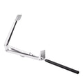 Automatic aluminum alloy greenhouse window opener with silver and black finish for temperature-controlled ventilation