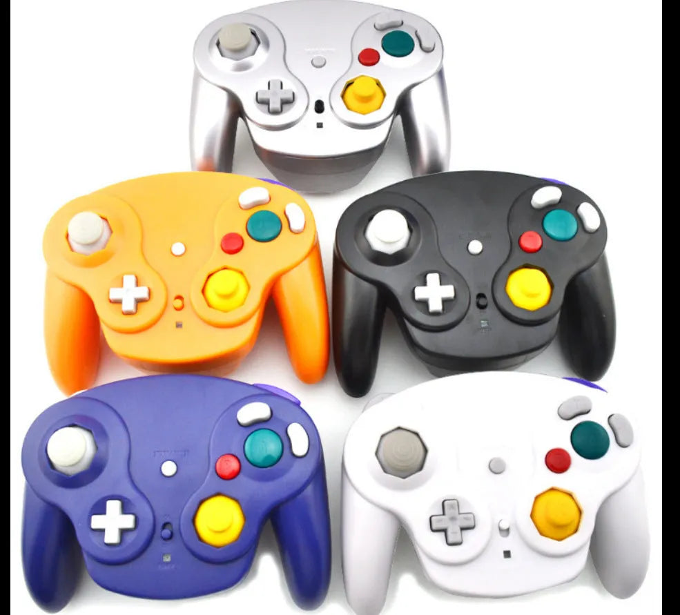 NGC 2.4GHz wireless game controller for Wii and Nintendo GameCube in multiple colour options