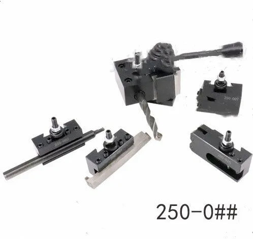 Machifit 250 wedge steel quick change tool post for mini lathes with gib-type design