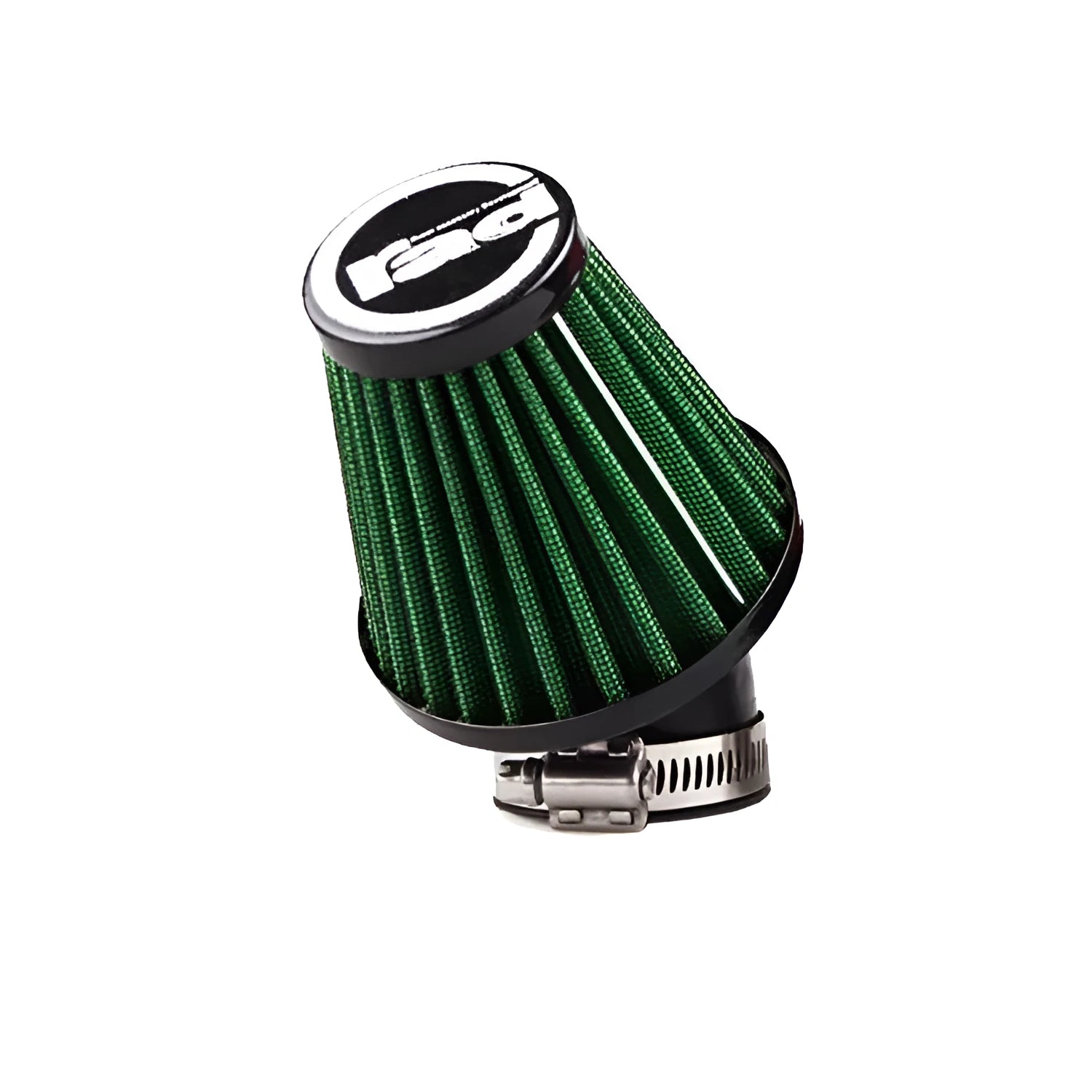 Red motorcycle mushroom air filter for Yamaha models, approximately 13 cm high with 42mm diameter intake