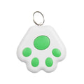 Small black Bluetooth anti-lost device with pendant loop for attaching to pet collars or key rings