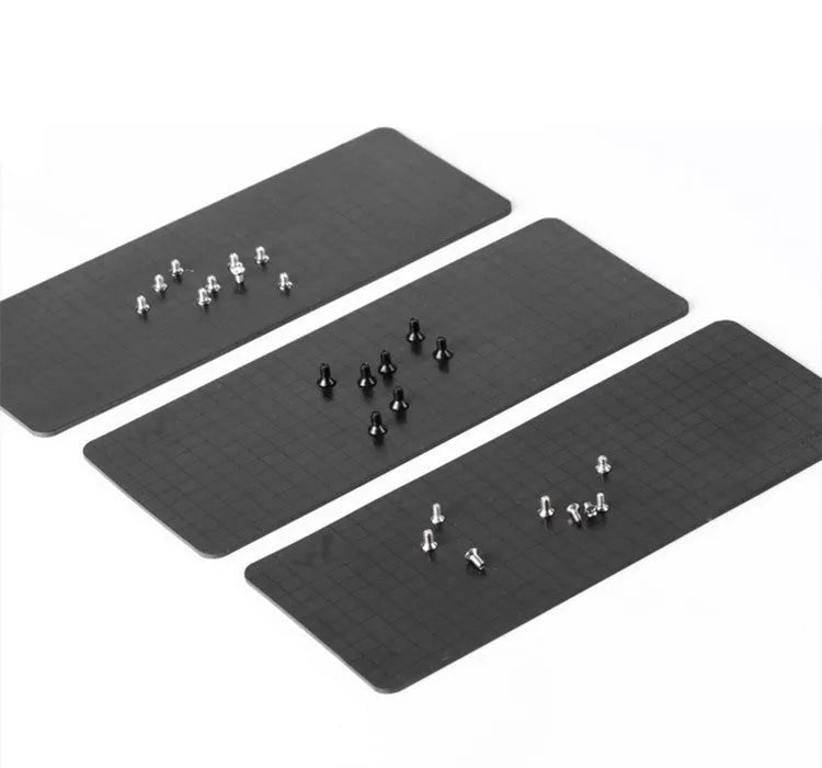 117-in-1 double-sided magnetic CRV screwdriver bit set with flexible extension in black case.