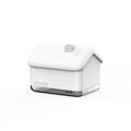 White igloo-shaped ultrasonic humidifier and essential oil diffuser with LED light and water tank.
