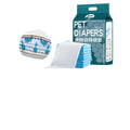 Thickened absorbent pet changing pad with PE leak-proof film, available in Carbon C fibre and sizes L M S XL.