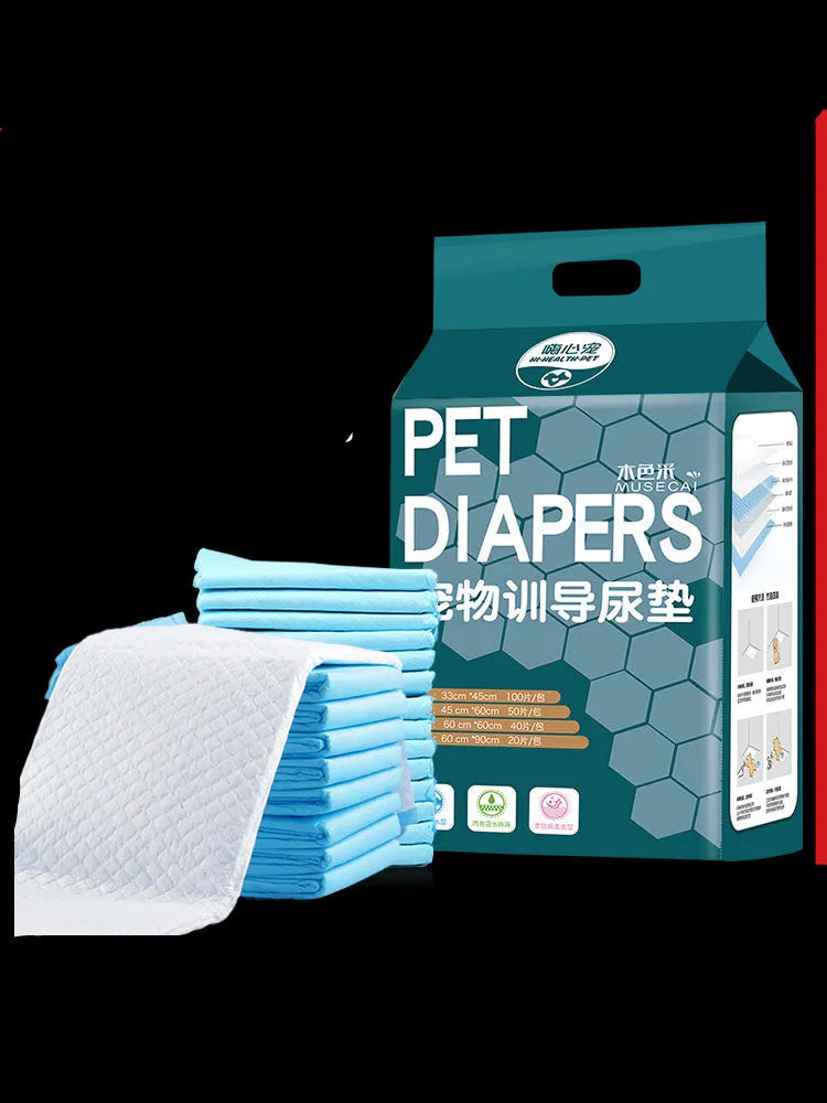 Thickened absorbent pet changing pad with PE leak-proof film, available in Carbon C fibre and sizes L M S XL.