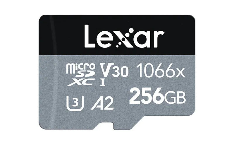 Lexar 1066x A2 U3 V30 microSD memory card for 4K video and drone use