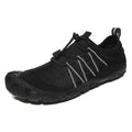 Low-top elastic band water shoes in multiple colours with mesh upper and rubber sole