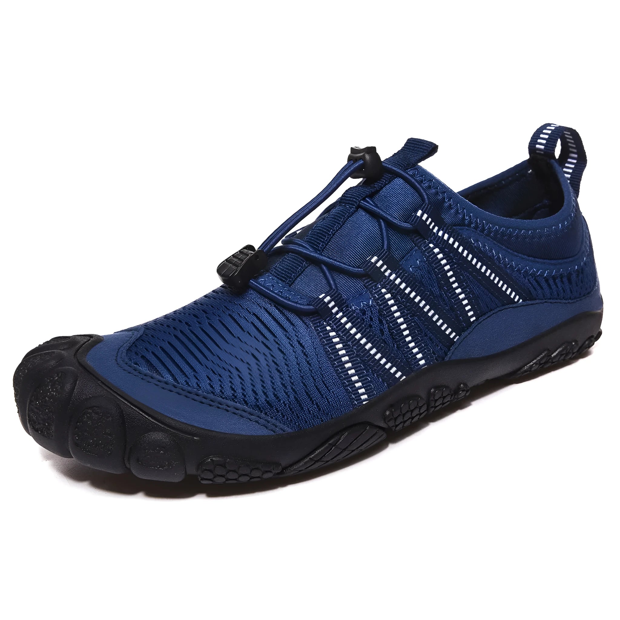 Low-top elastic band water shoes in multiple colours with mesh upper and rubber sole