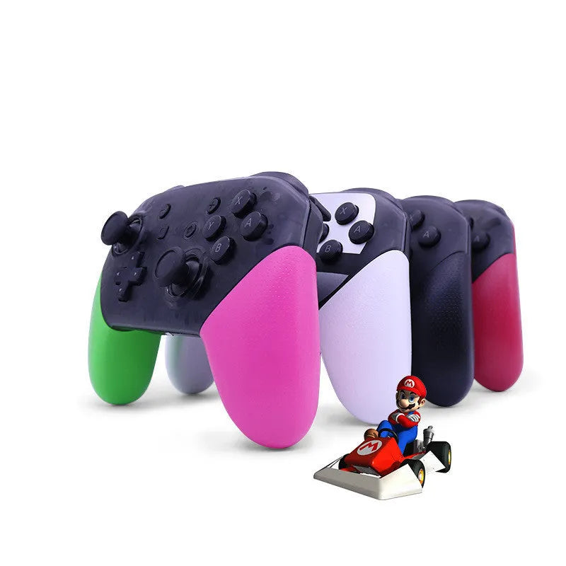 Black wireless Bluetooth gamepad controller for Nintendo Switch Pro Lite with USB cable