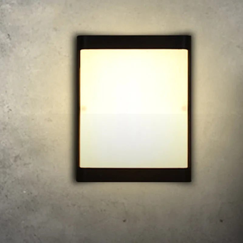 IP65 waterproof LED wall light with aluminium housing for outdoor porch corridor lighting