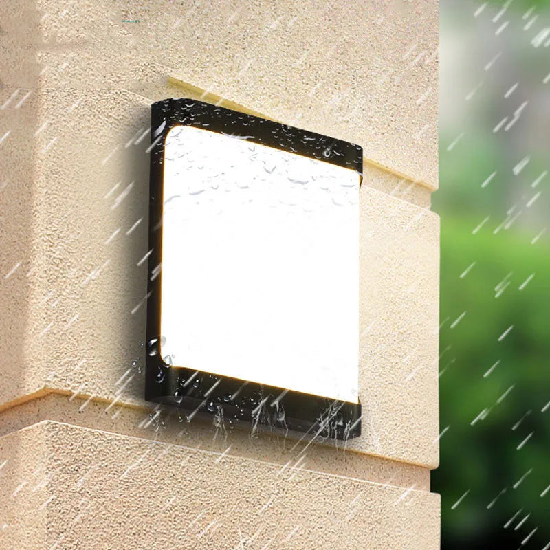 IP65 waterproof LED wall light with aluminium housing for outdoor porch corridor lighting