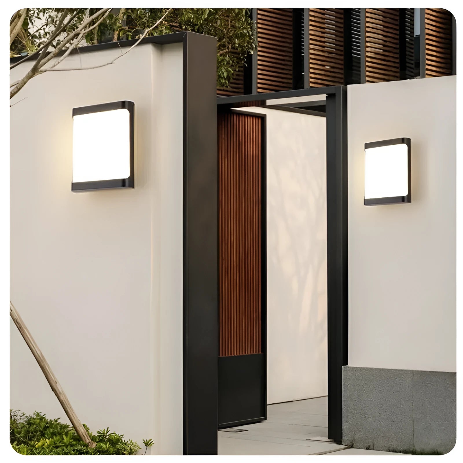 IP65 waterproof LED wall light with aluminium housing for outdoor porch corridor lighting