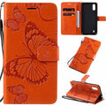 Xiaomi Butterfly wallet mobile phone case in multiple solid colours showing front and back views.