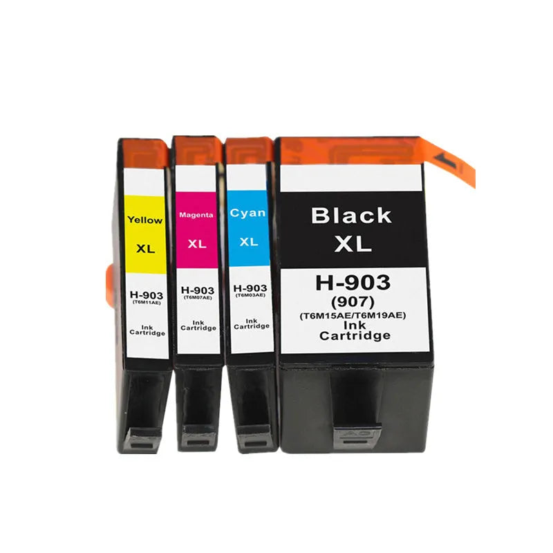 HTL 903XL compatible ink cartridges for HP Officejet Pro – black, cyan, magenta, yellow set in vacuum packaging