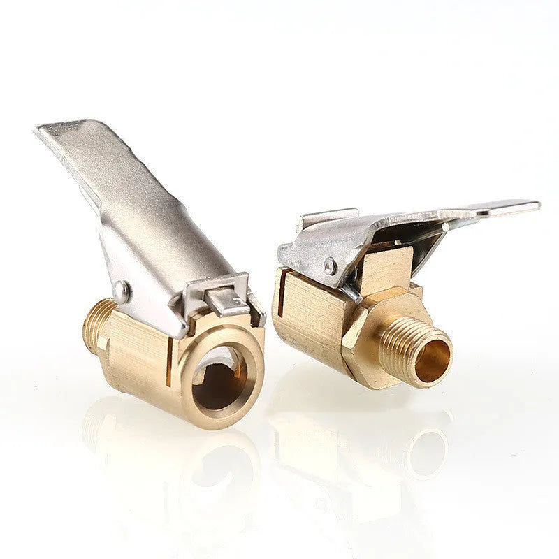 Golden air pump quick-connect chuck with external thread for tyre inflation