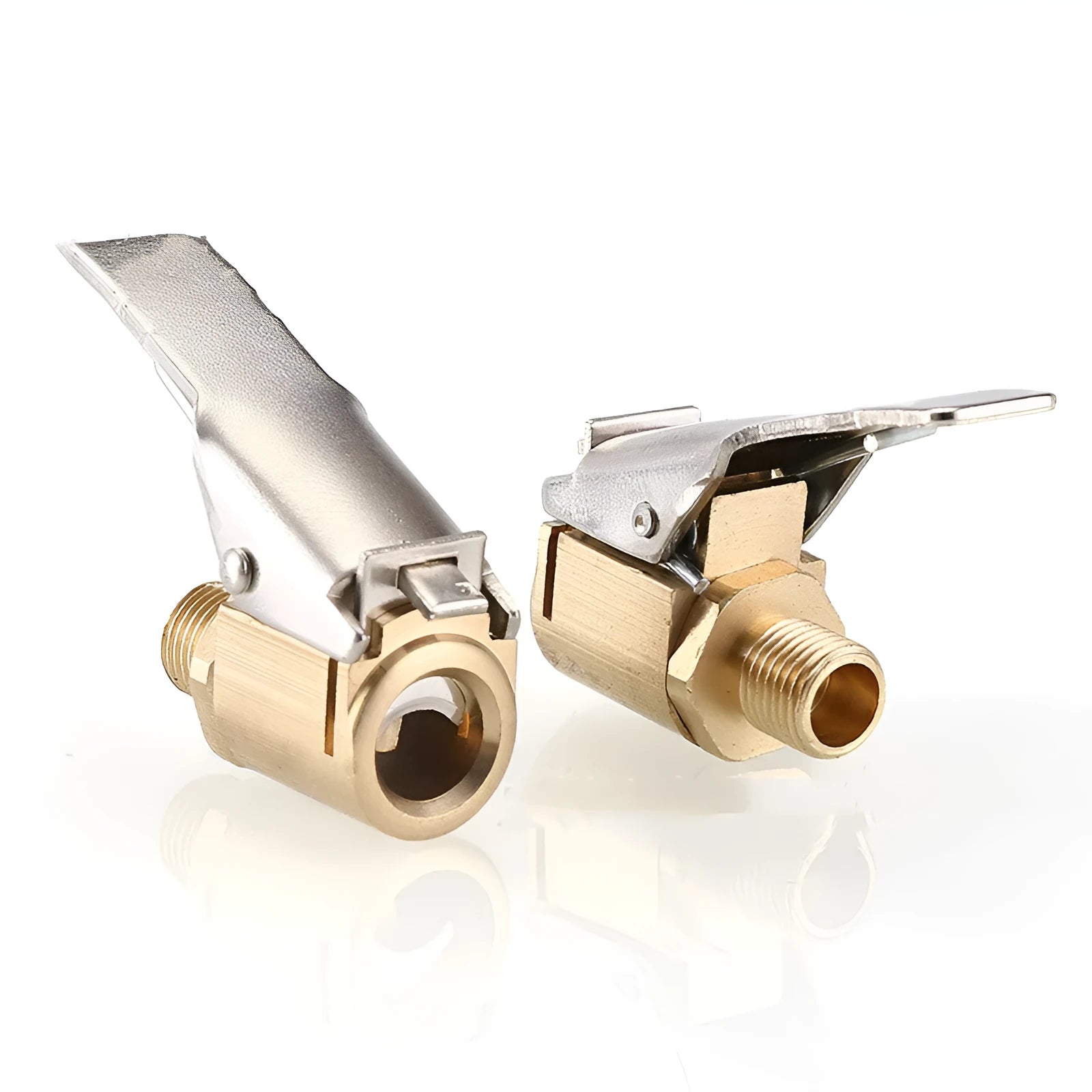 Golden air pump quick-connect chuck with external thread for tyre inflation