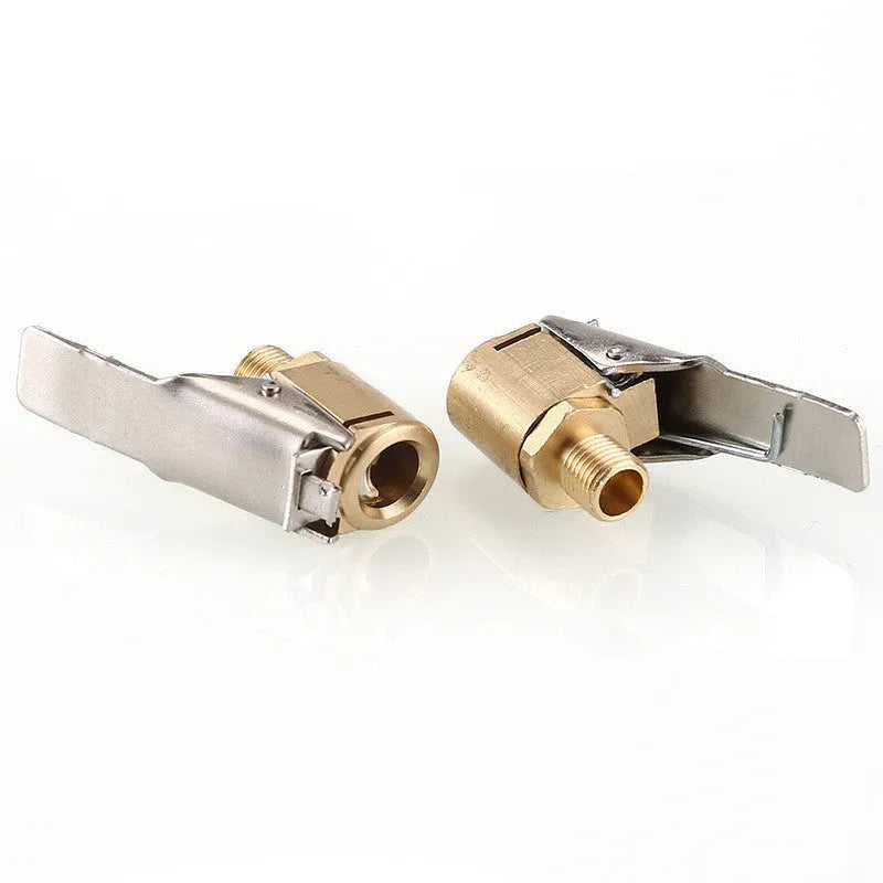Golden air pump quick-connect chuck with external thread for tyre inflation