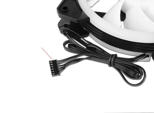 12cm camouflage-pattern RGB LED PC chassis cooling fan