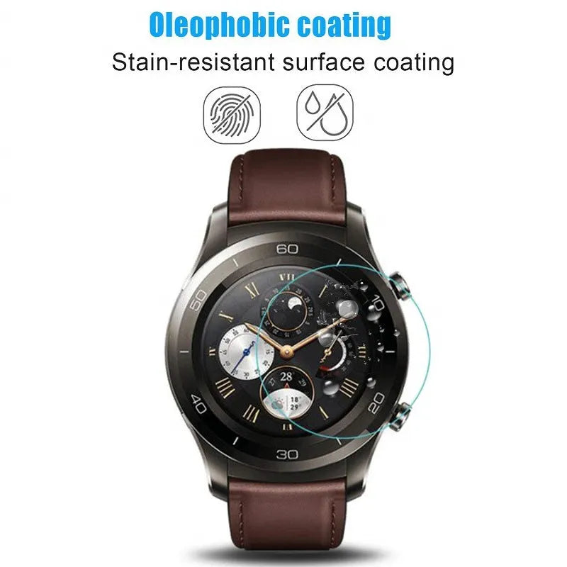 Transparent tempered glass screen protector for Garmin Fenix 6 series watch front film