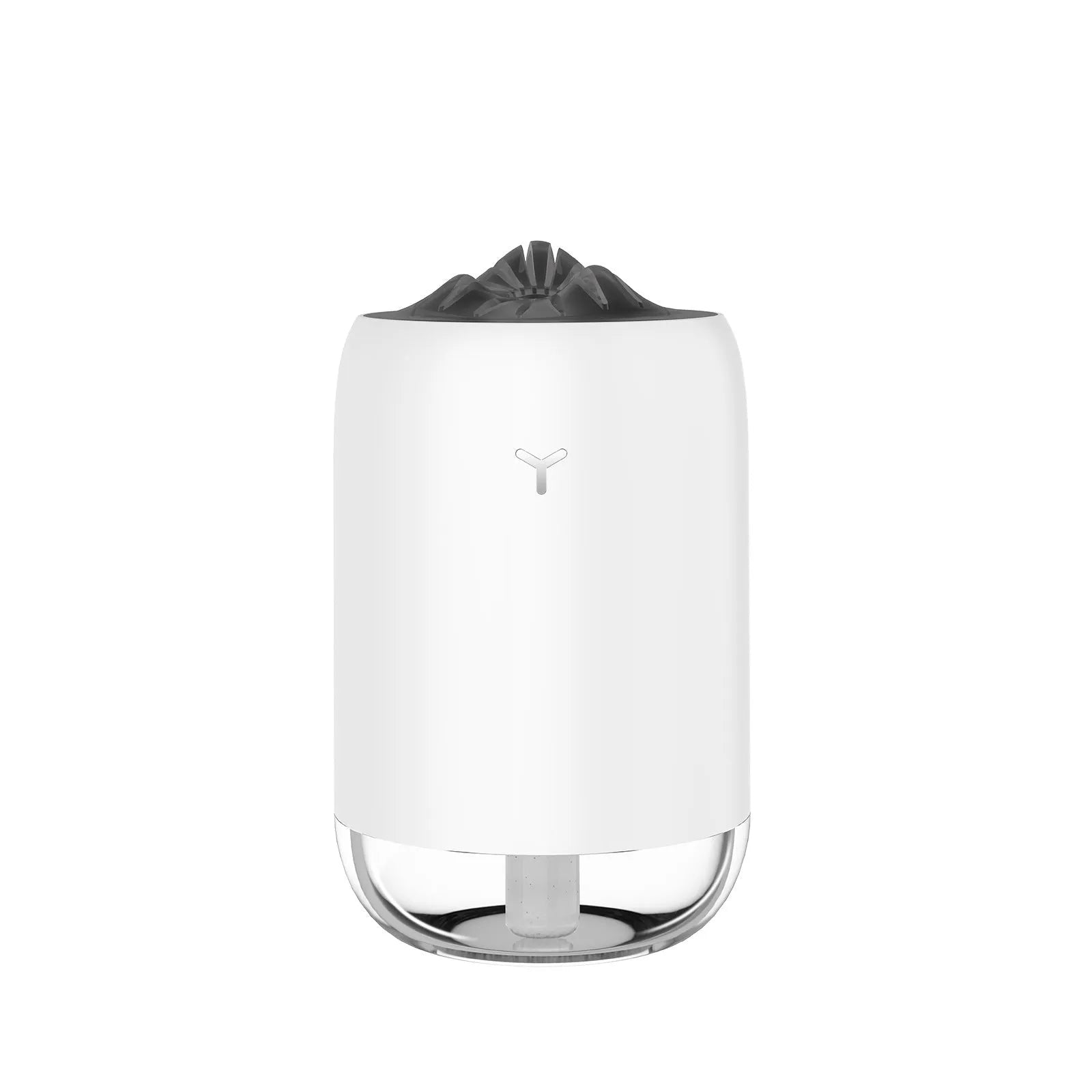 Magic Flame Humidifier columnar ultrasonic diffuser with LED flame effect in white colour