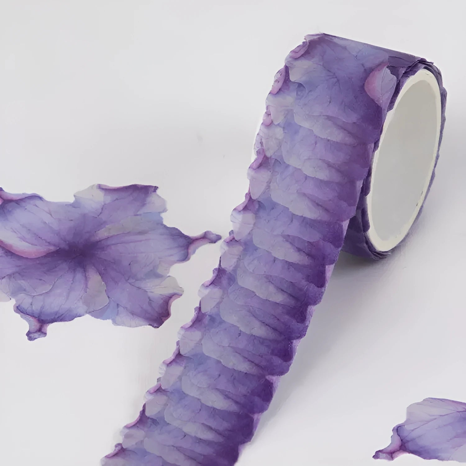 Clover and paper decorative tape roll with dimensional 5mm thickness in blue, pink, mixed, and violet colour options