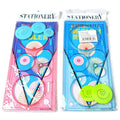 Plastic hollow wreath template set for drawing and crafting projects