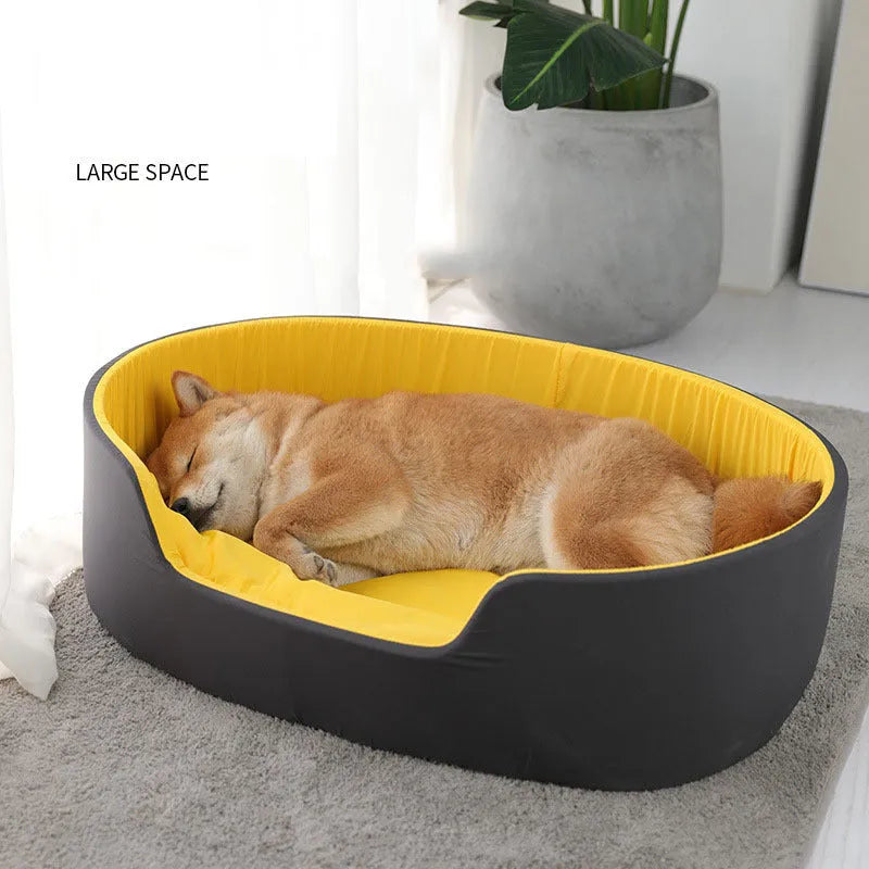 Green washable cloth pet kennel for a dog or cat, shown in a medium size.