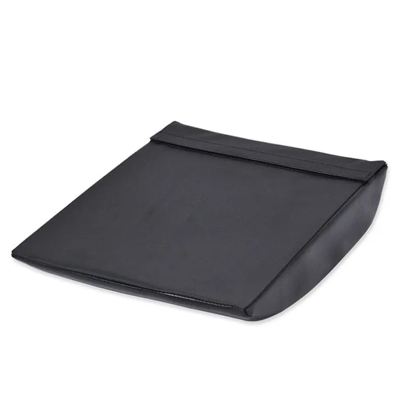 Portable sit-up pad ab mat core trainer black colour 37x30x7cm with MDF board and PVC surface