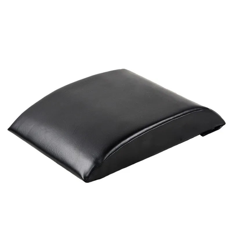 Portable sit-up pad ab mat core trainer black colour 37x30x7cm with MDF board and PVC surface