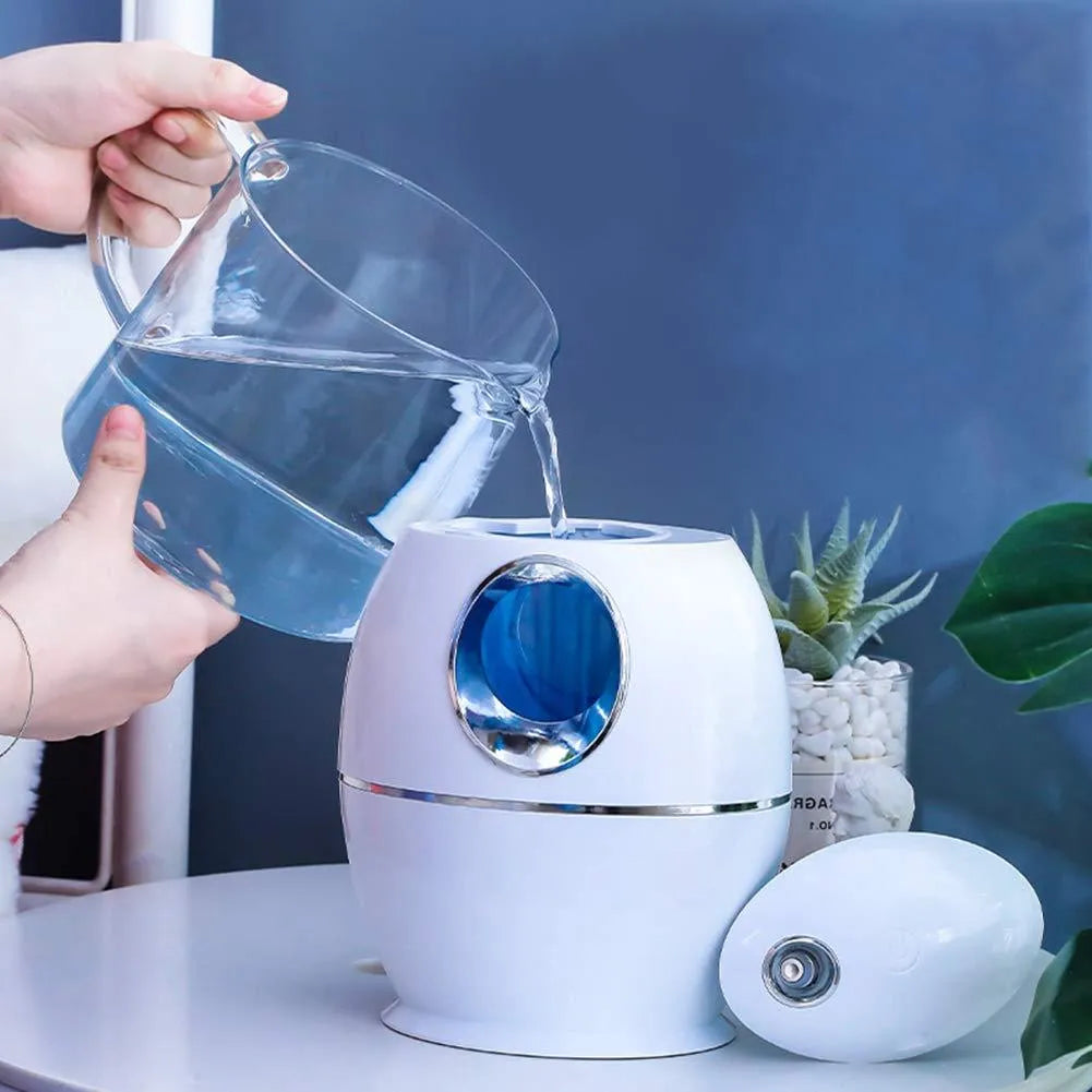 White round USB aromatherapy spray humidifier with 800ml water tank