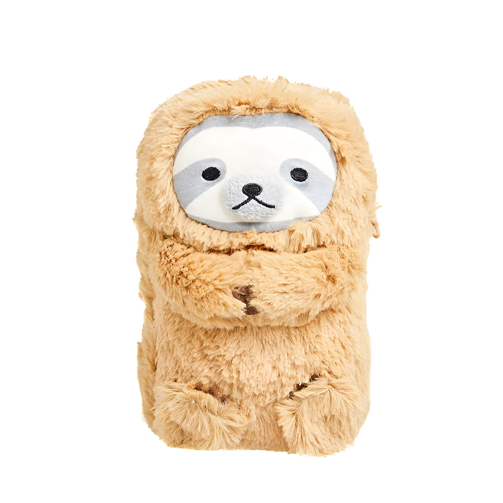 Plush velvet pencil case in soft material with creative personality design for school and office storage