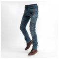Motorcycle riding pants with protective gear, black or blue, printed chiffon, sizes S to XXXL