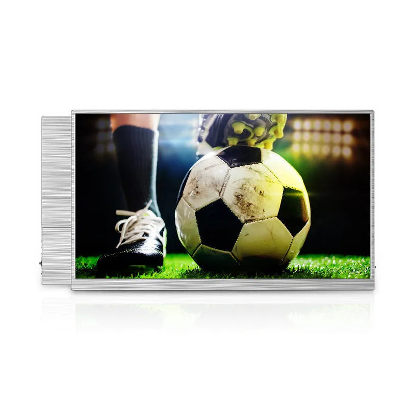 Zeuslap 15-inch portable USB-C monitor with HDMI cable on a desk