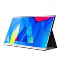 Zeuslap 15-inch portable USB-C monitor with HDMI cable on a desk
