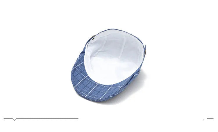 Cotton peaked cap with satin weave, tapered crown, short brim, in four colours: black, coffee, grey, navy blue