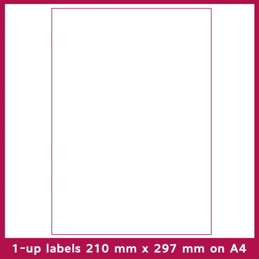 FBA label paper sheets showing ten different grid formats for barcode and serial number labelling