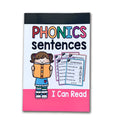 Children's English phonics reading worksheet measuring 21cm by 14cm for ages 6+