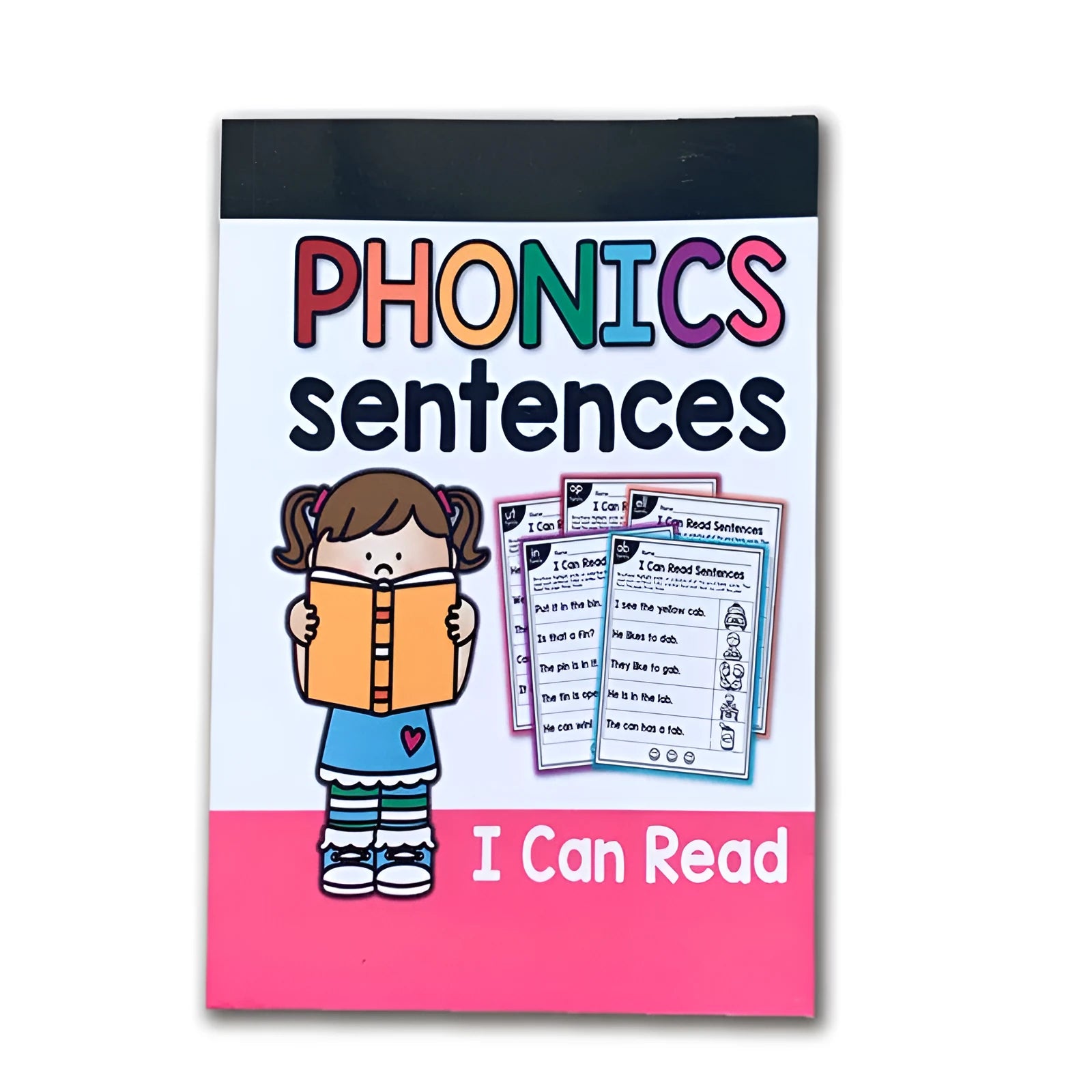 Children's English phonics reading worksheet measuring 21cm by 14cm for ages 6+