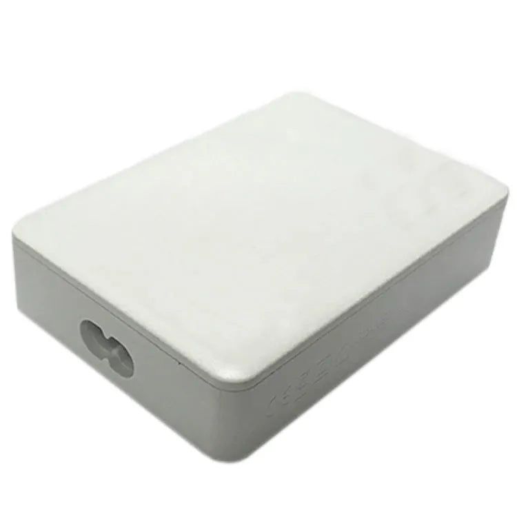 Black and white desktop USB fast charger with LED indicator showing 60W 9V 2A output for mobile phones