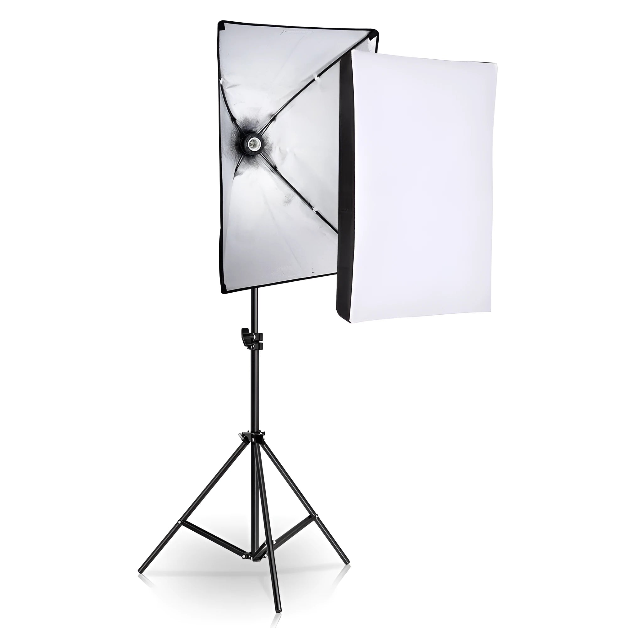 LIBEN photography lighting kit with tripod, soft light cloth, and reflective backdrop for smartphone studio shooting