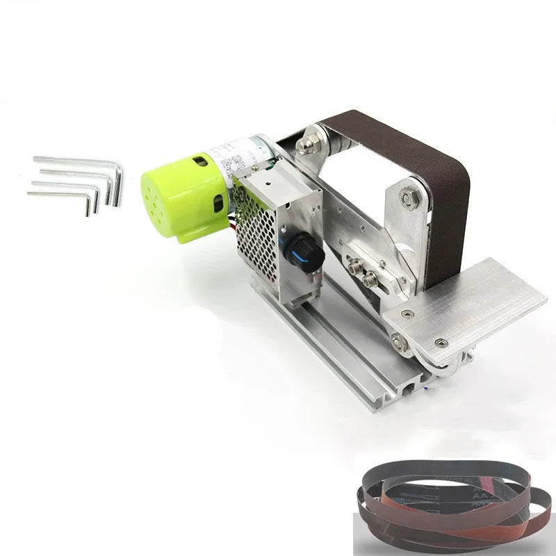 895 model multifunctional belt machine with speed control and fixed-angle grinding feature