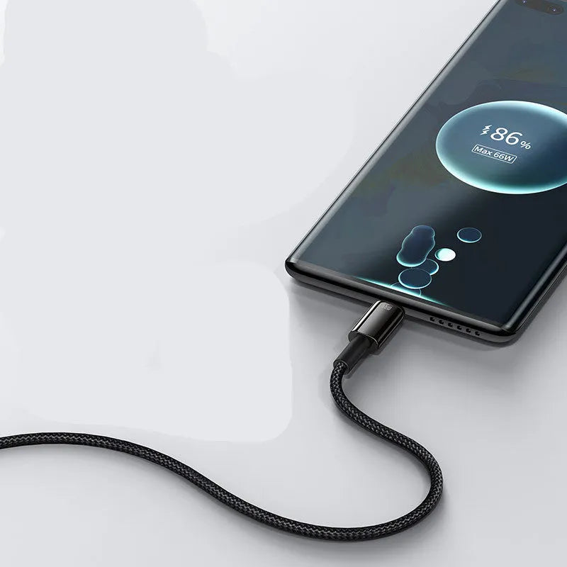 Baseus USB-C to USB-C fast charging cable in selected length for Android phones