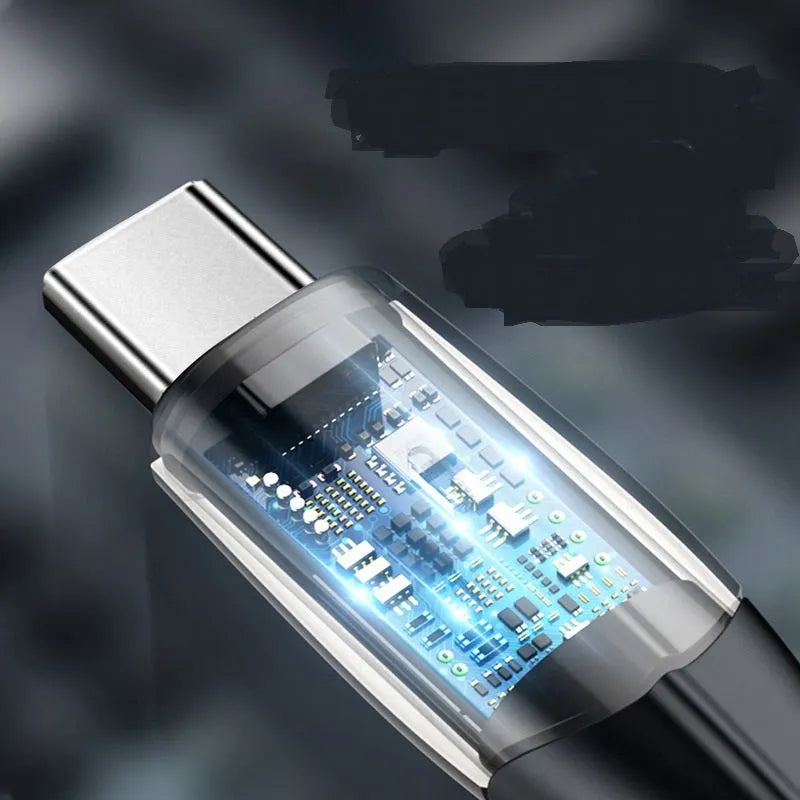 Baseus black and white Micro USB fast charging cables for Android phones showing 1m and 2m length options