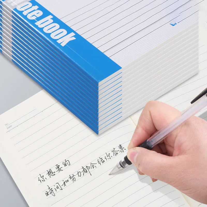 Striped business notepad in Japanese Korean style with wholesale pack options