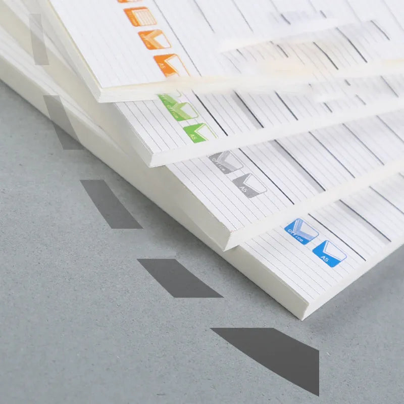 Striped business notepad in Japanese Korean style with wholesale pack options