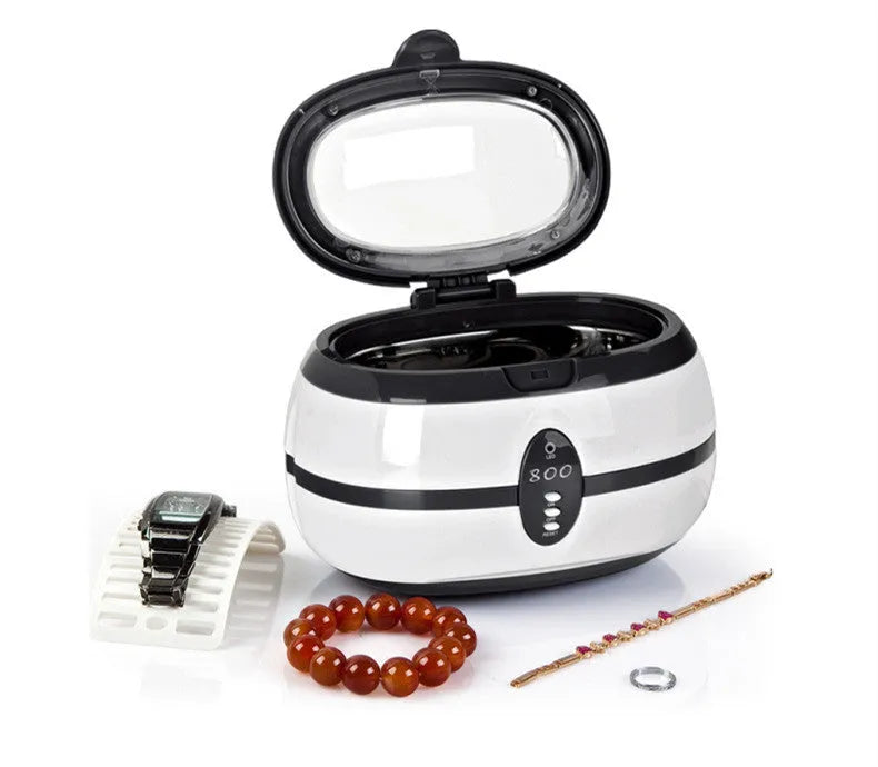 GTSONIC commercial ultrasonic glasses and jewellery washing machine with 35W frequency and compact design