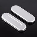 Rectangular tinplate cosmetic box in 175x60x18mm size with frosted iron offset printing finish