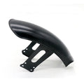 32cm black steel front fender mudguard for Honda CG125 motorcycle on white background