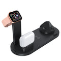 Three-in-one wireless charging bracket for iPhone, Apple Watch and AirPods with USB connection