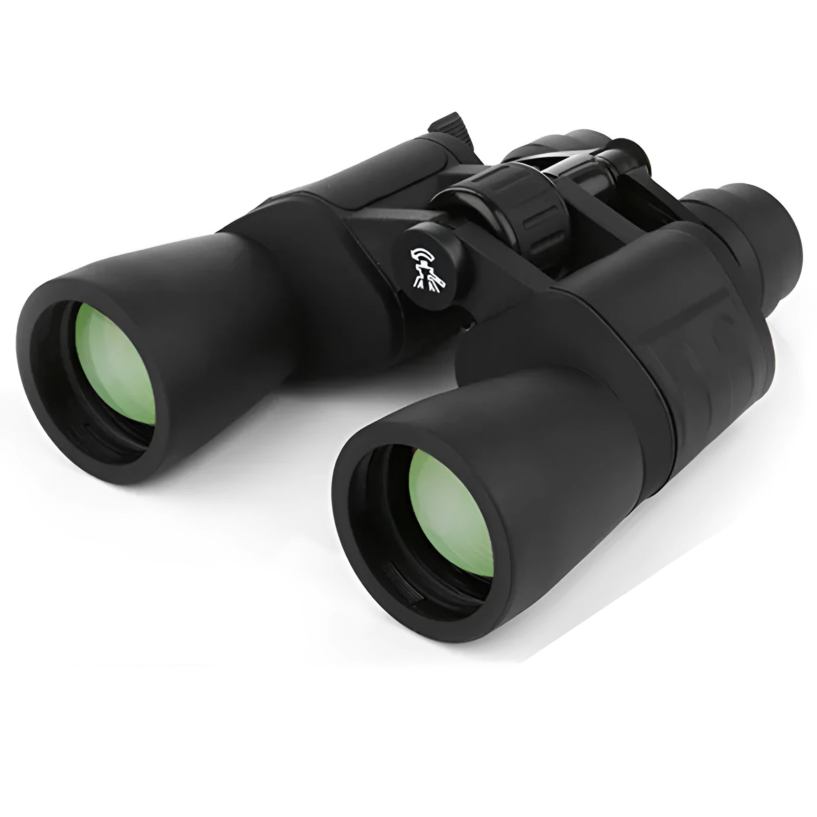 High-powered 10-60x60mm binocular telescope in black for low light night vision viewing